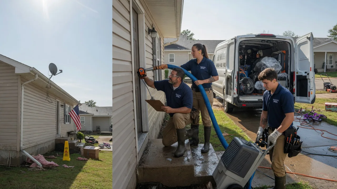 Ceiling Water Damage Restoration in Sandersville, MS near me