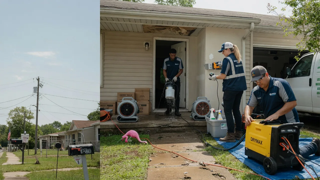 Storm Damage Water Removal in Sandersville, MS near me